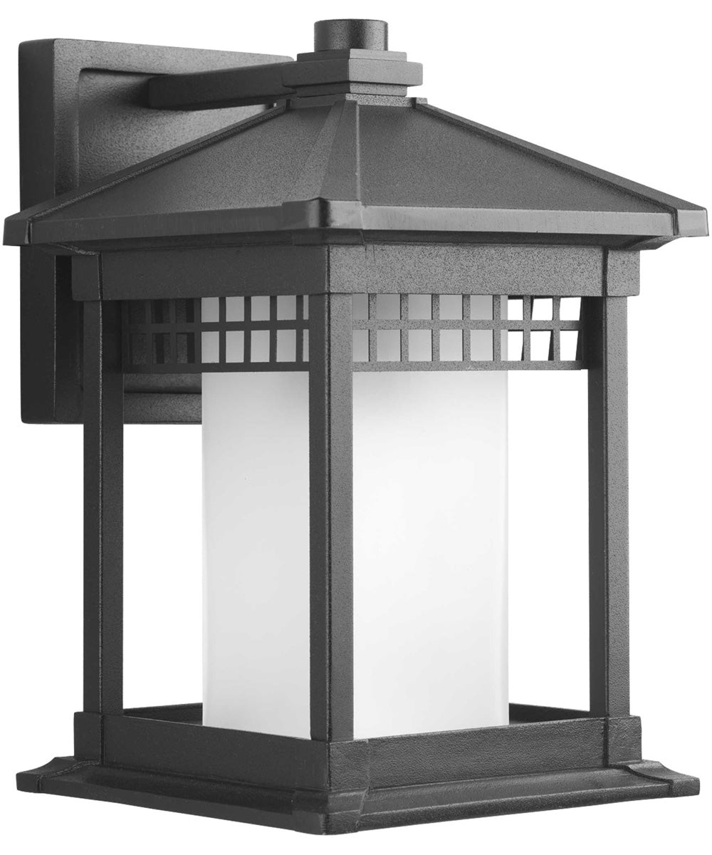 Merit 1-Light Wall Lantern Textured Black