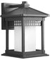 Merit 1-Light Wall Lantern Textured Black