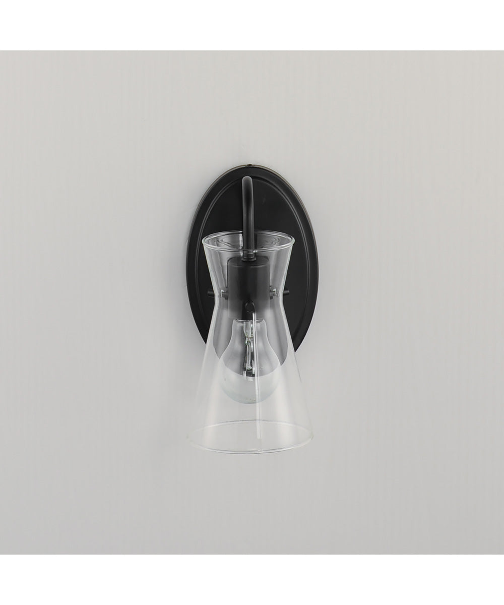 Ava 1-Light Wall Sconce Black
