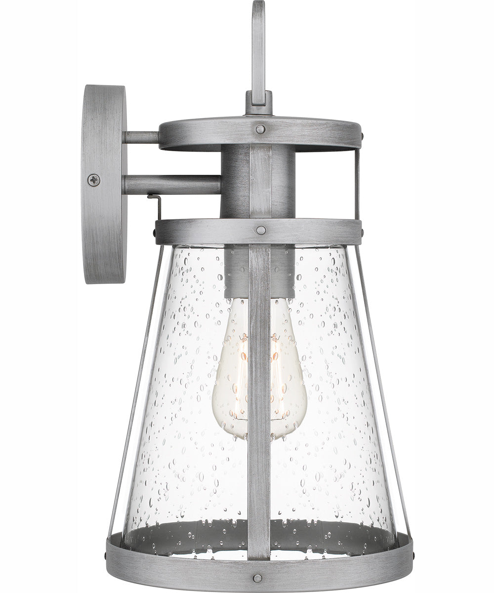 Barber Medium 1-light Outdoor Wall Light Coastal Armour Aluminum Antique Brushed Aluminum