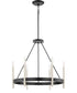 Anthem 6-light Chandelier Mystic Black