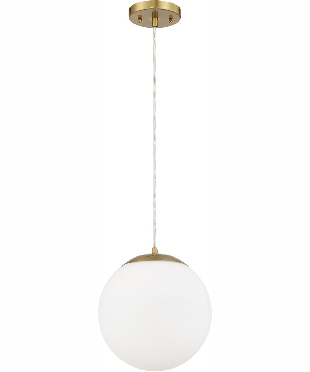 Gaze 1-Light Pendant Satin Brass