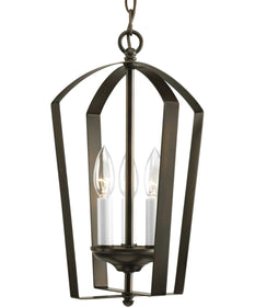 Gather 3-Light Foyer Pendant Antique Bronze