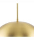 Perimeter 1-Light Mid-Century Modern Pendant with metal Shade Brushed Gold