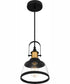 Quoizel Piccolo Pendant Small 1-light Mini Pendant Matte Black
