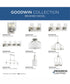 Goodwin 1-Light Modern Farmhouse Pendant Brushed Nickel