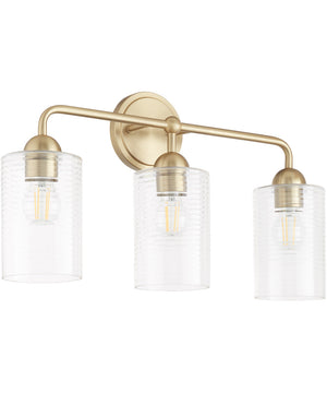 Tamara Day's Charlotte 3-light Bath Vanity Light Aged Brass