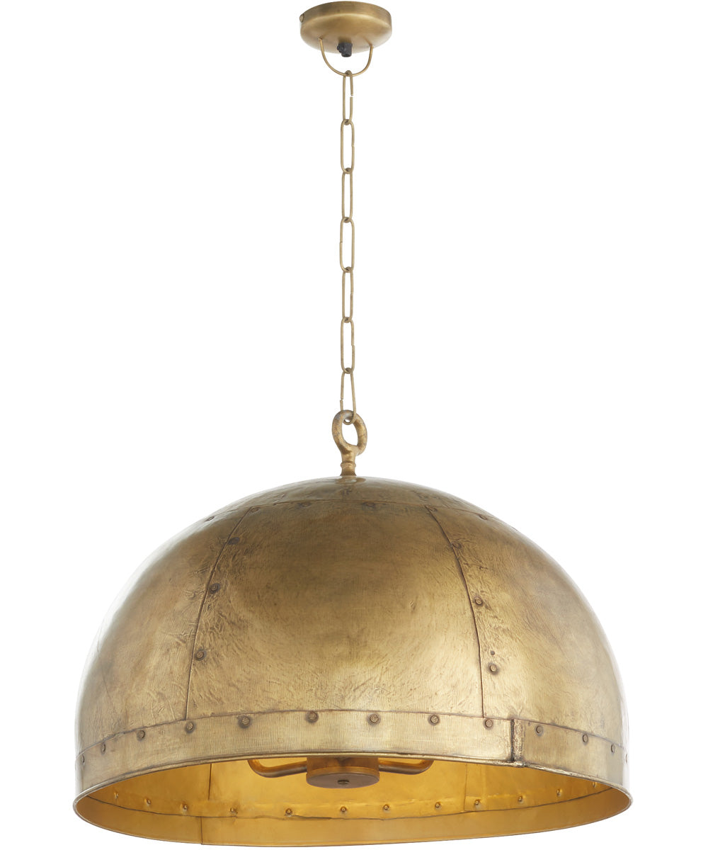 3-light Pendant Artisan Brass