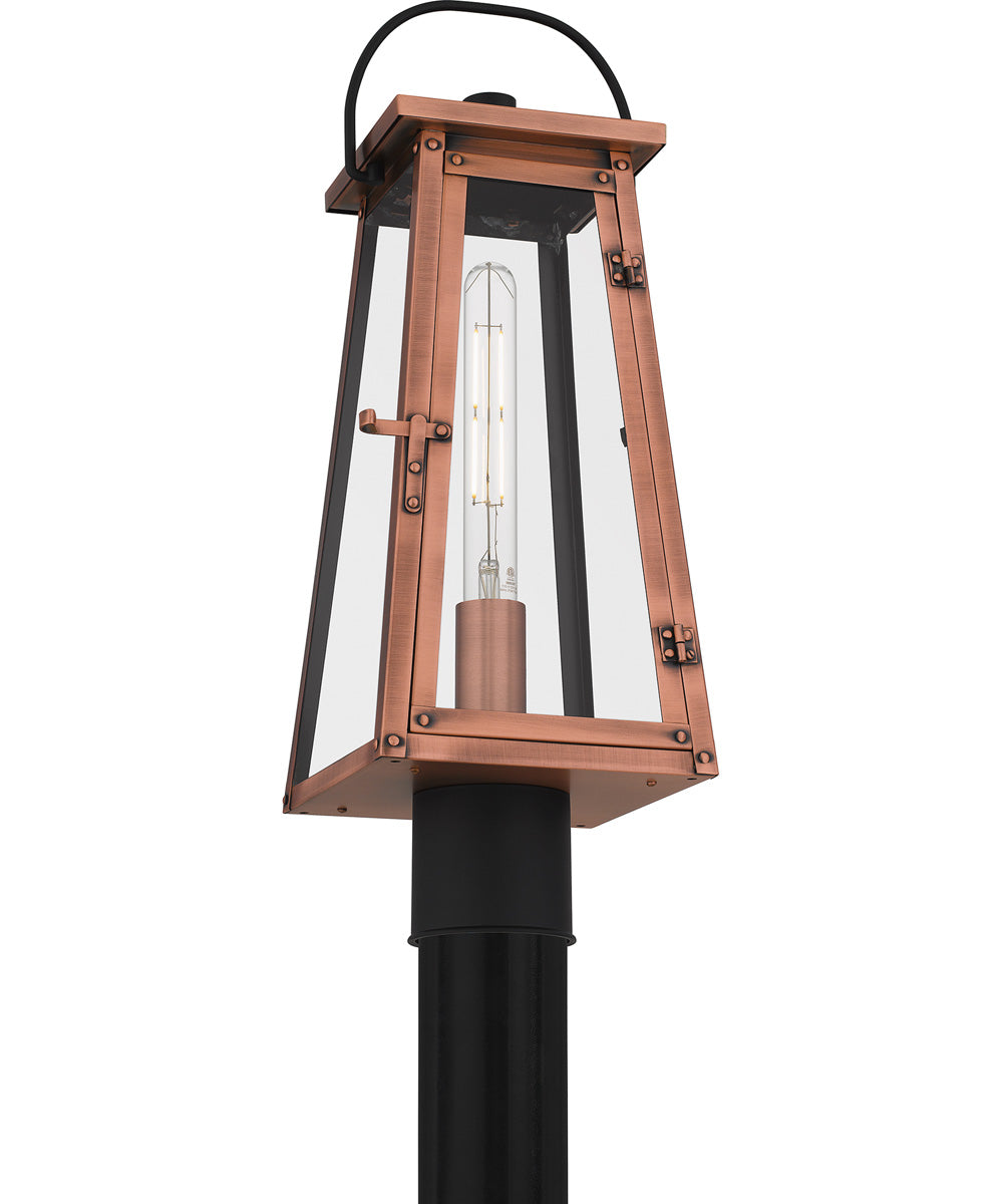 Carolina Large 1-light Outdoor Post Light Aged Copper