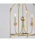 Paloma 3-Light Foyer Pendant Gold Leaf