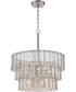 Museo 9-Light Pendant Brushed Polished Nickel
