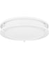 Euclid  Semi Flush Mount White Lustre