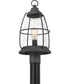 Admiral Large 1-light Outdoor Post Light  Coastal Armour Aluminum Mottled Black