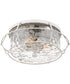 Farragut 3-light Semi Flush Mount Antique White