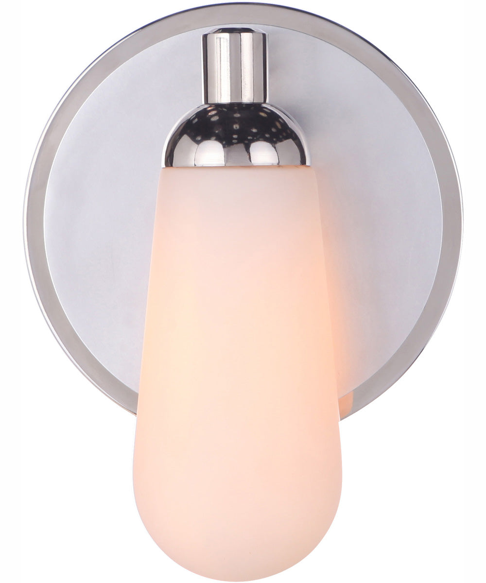 Riggs 1-Light Wall Sconce Brushed Polished Nickel / Polished Nickel