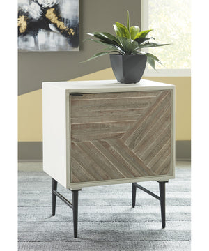 Dorvale Accent Cabinet White/Brown