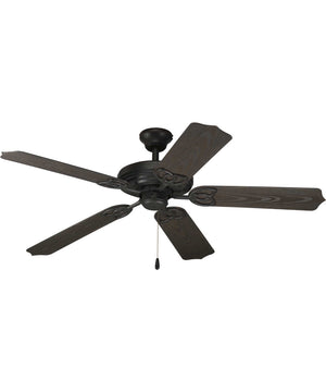 AirPro 52" 5-Blade Indoor/Outdoor Ceiling Fan Forged Black