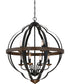 Siren 8-light Pendant Marcado Black