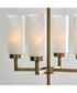 Alyssa 4-Light Pendant Aged Brass