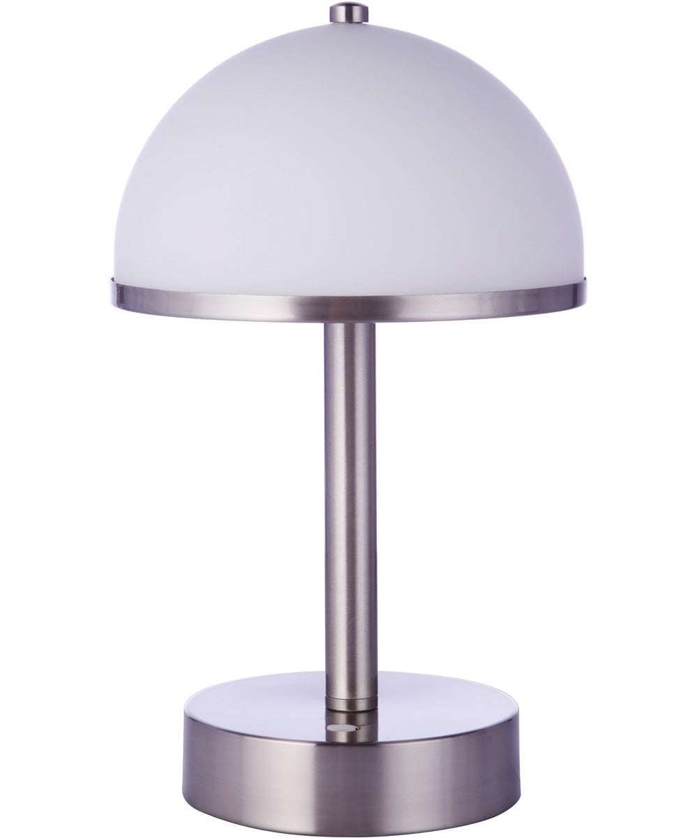 1-Light Touch Table Lamp Brushed Polished Nickel