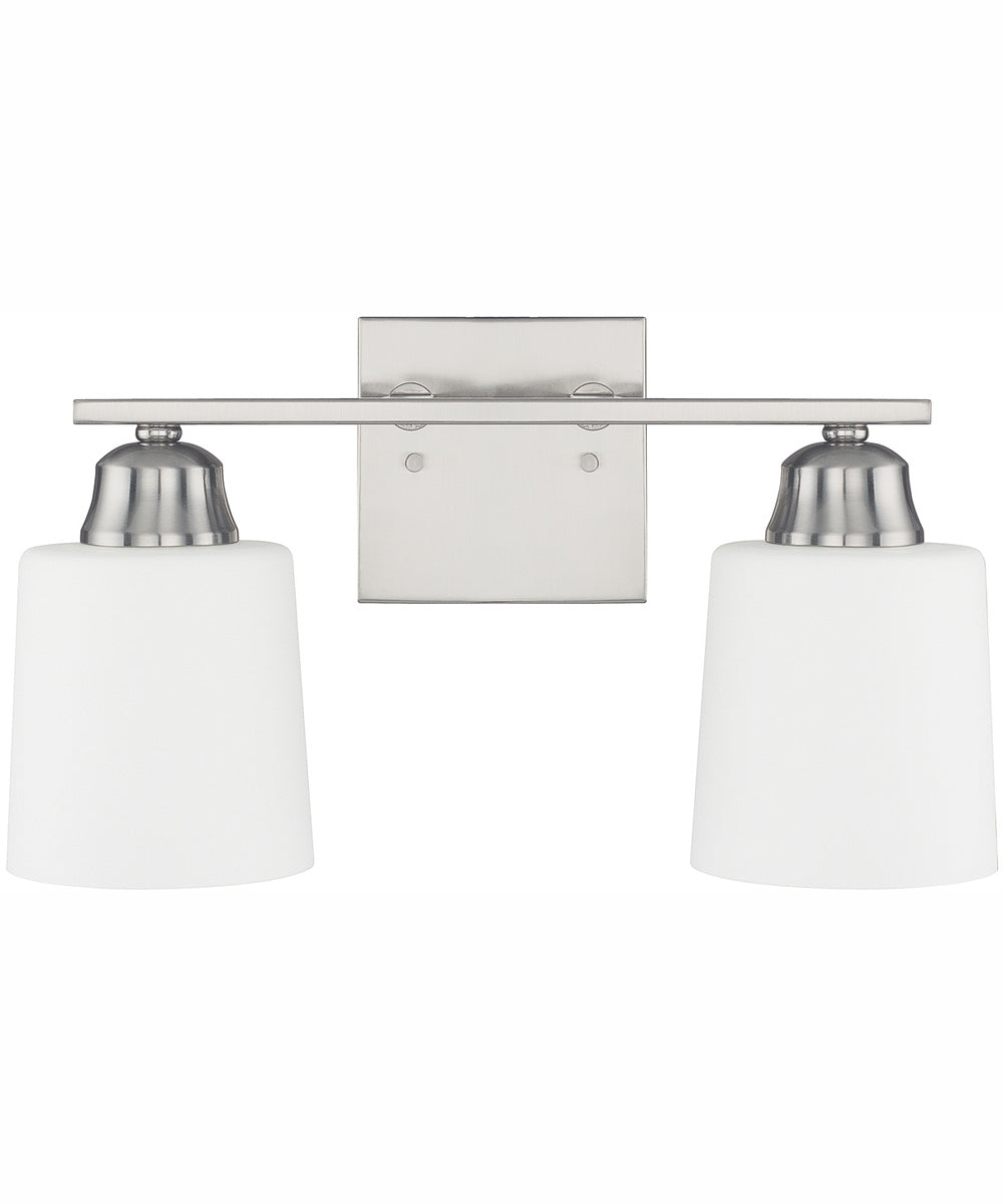 Hayden 2-Light Vanity Brushed Nickel