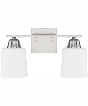 Hayden 2-Light Vanity Brushed Nickel