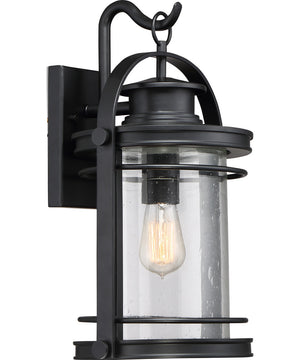 Booker Large 1-light Outdoor Wall Light Mystic Black