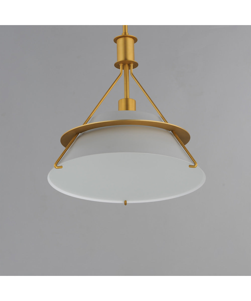 Lucas 1-Light Pendant Natural Aged Brass