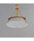 Lucas 1-Light Pendant Natural Aged Brass
