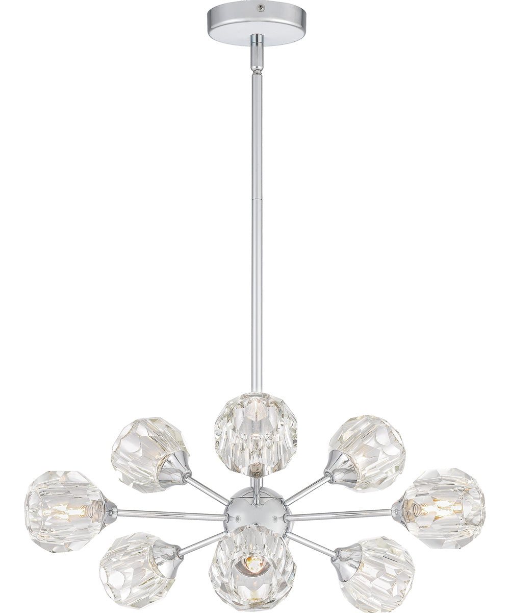 Spellbound 9-light Chandelier Polished Chrome
