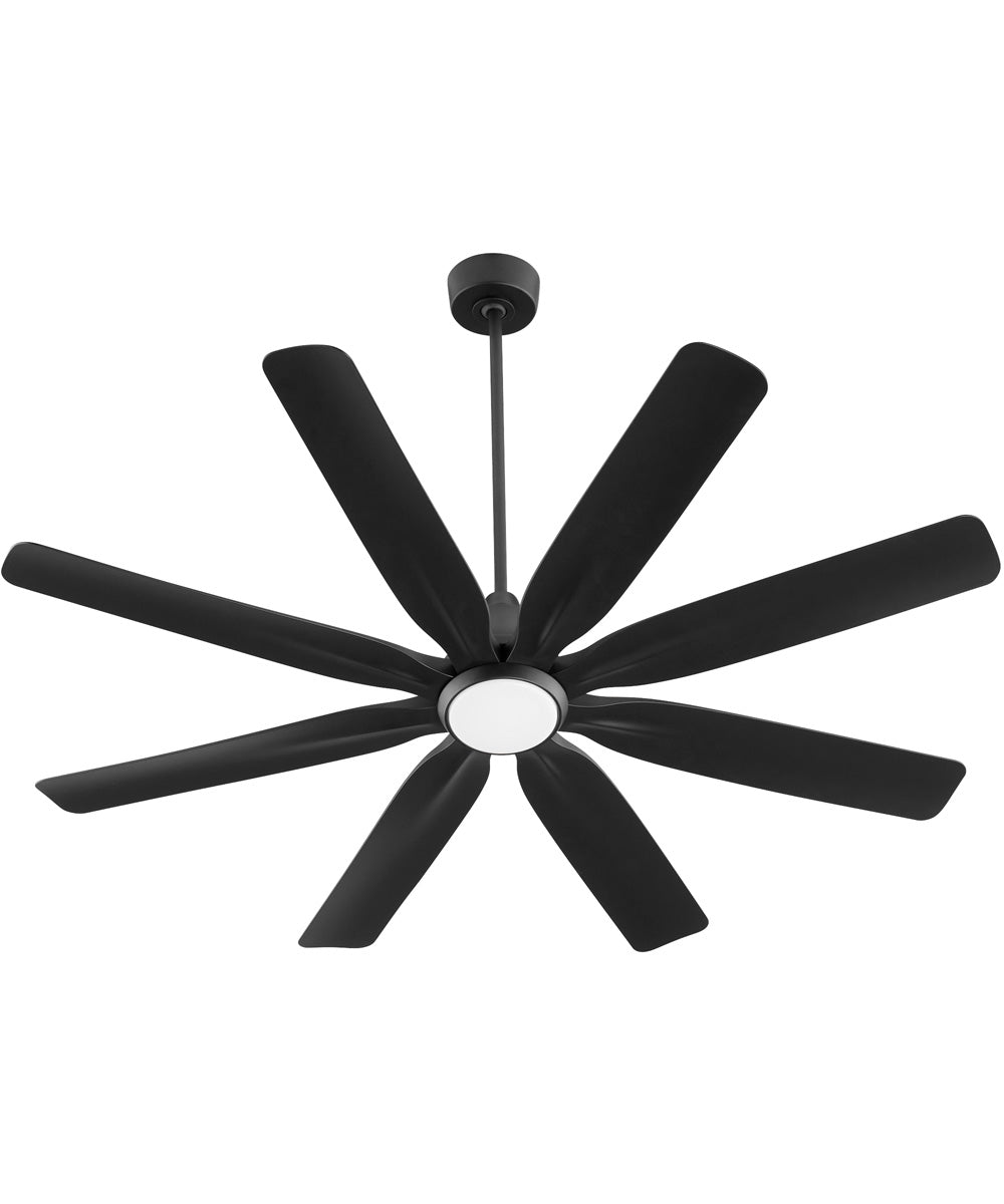 60" Rosales 1-light LED Patio Ceiling Fan Matte Black