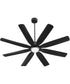 60" Rosales 1-light LED Patio Ceiling Fan Matte Black