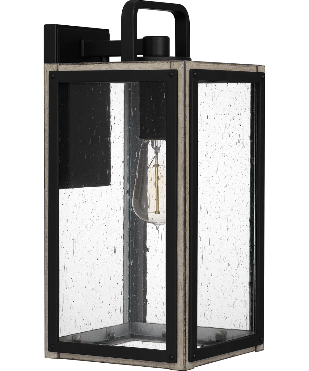Bramshaw Large 1-light Outdoor Wall Light  Coastal Armour Aluminum Matte Black
