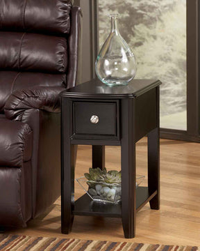 23"H Carlye Chairside Table Dark