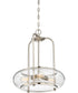 Trilogy 3-light Pendant Brushed Nickel