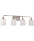 Presley 4-Light Vanity Brushed Nickel