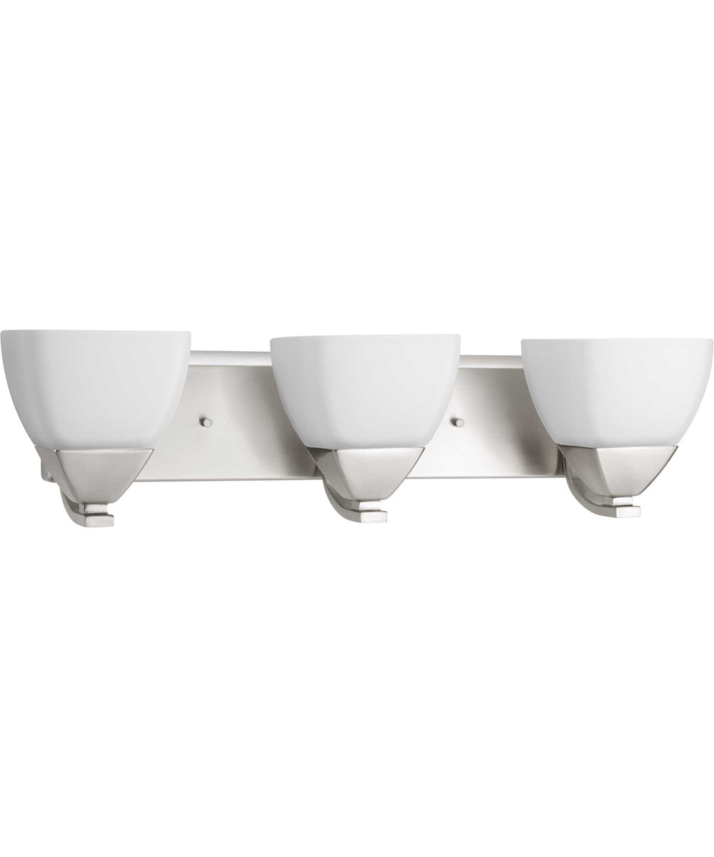 Appeal 3-Light Bath & Vanity Brushed Nickel