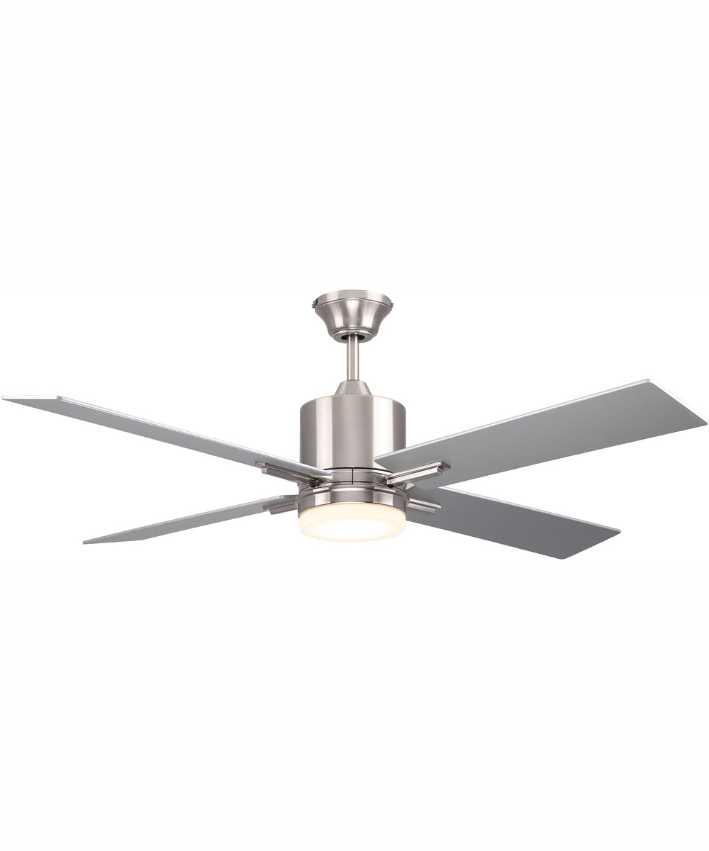 52" Teana 1-Light Ceiling Fan Brushed Polished Nickel
