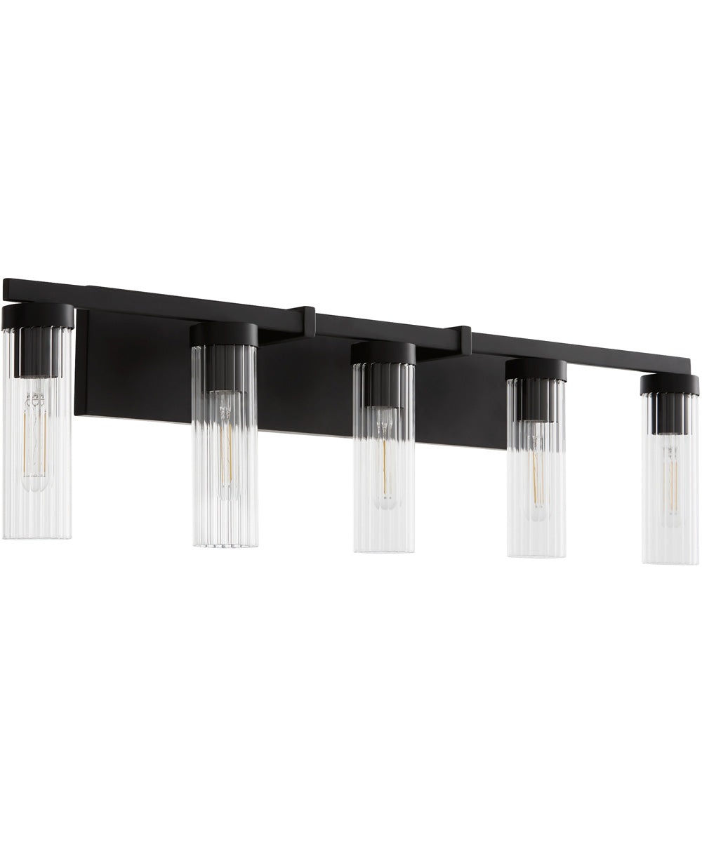 Kilbey 5-light Bath Vanity Light Matte Black