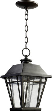 8"w Baxter 1-Light Outdoor Pendant Old World