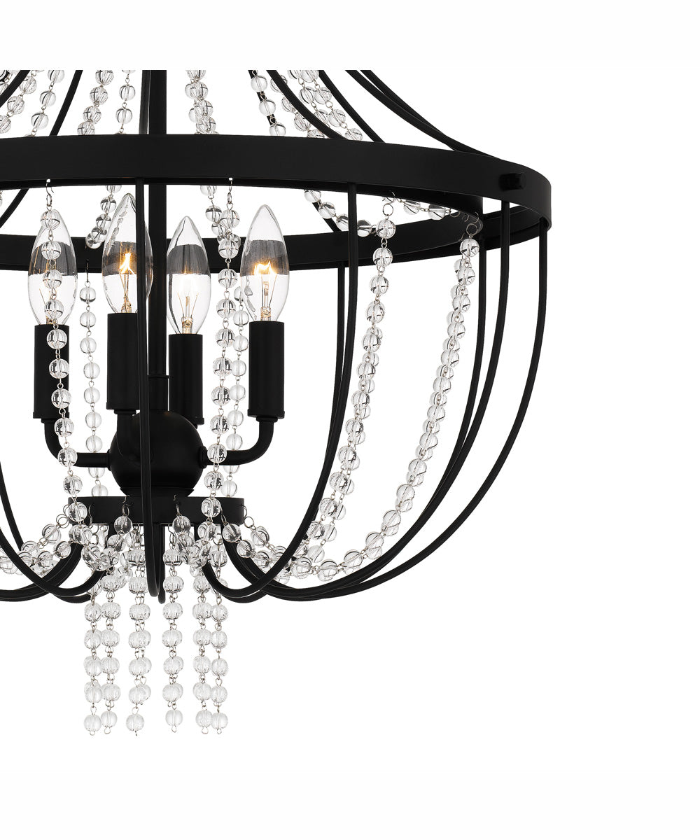 Adelaide 4-light Pendant Matte Black