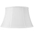 2 Light Swag Plug-In Pendant 17"w White Shantung with Diffuser, White Cord