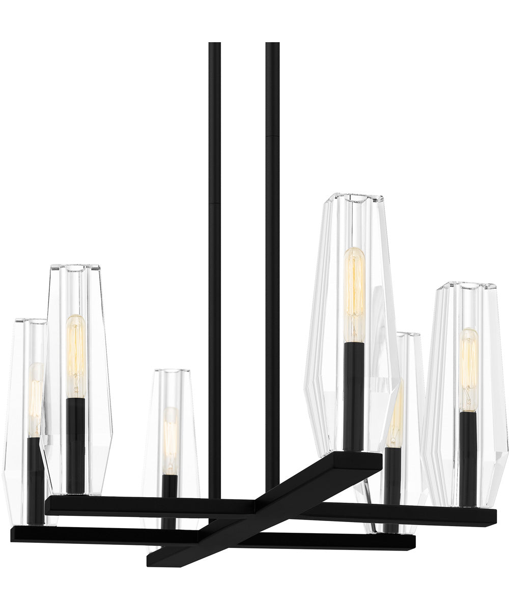 Malamute Medium 6-light Island Light Matte Black