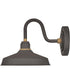 1-Light Small Gooseneck Outdoor Barn Light in Museum Bronze