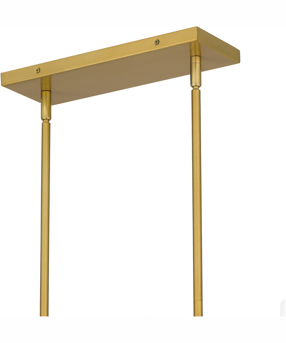 Parkington Small 8-light Island Light Aged Brass