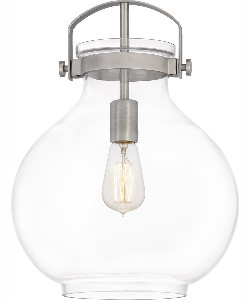 Stella Small 1-light Mini Pendant Antique Nickel