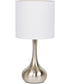 1-Light Table Lamp Brushed Polished Nickel