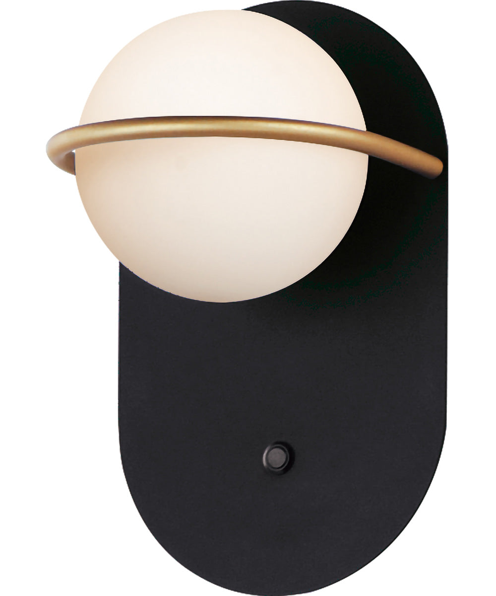 Revolve 1-Light LED Wall Sconce Black / Gold