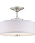 Inspire LED 13" LED Semi-Flush Brushed Nickel