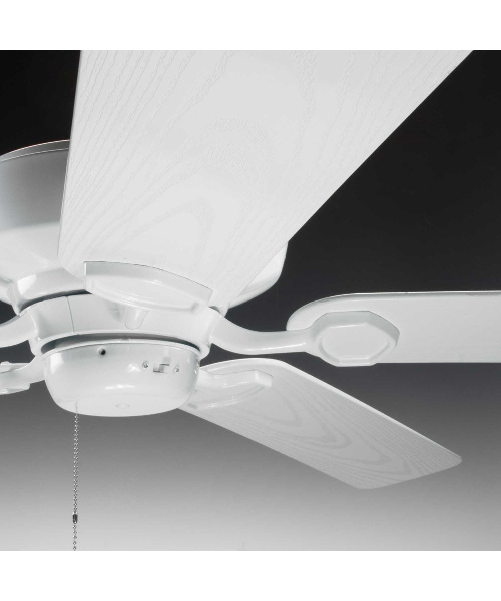 Lakehurst 60" Indoor/Outdoor 5-Blade Ceiling Fan White